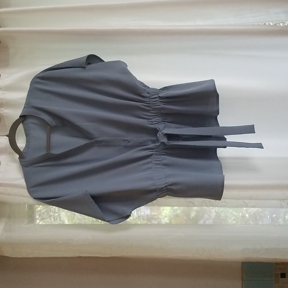 Dollman sleeve button down